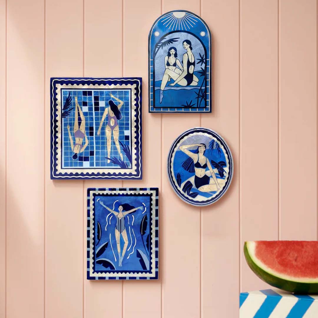 RESORT VIEW OVAL | BLUE