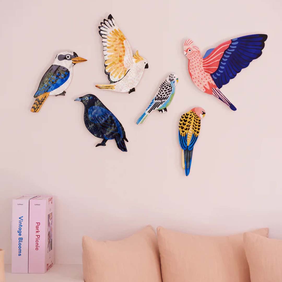 AERIAL LORIKEET WALL ART