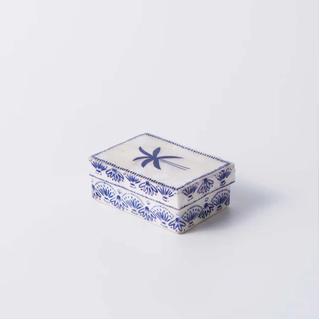 ATLANTIC PALM BOX | BLUE