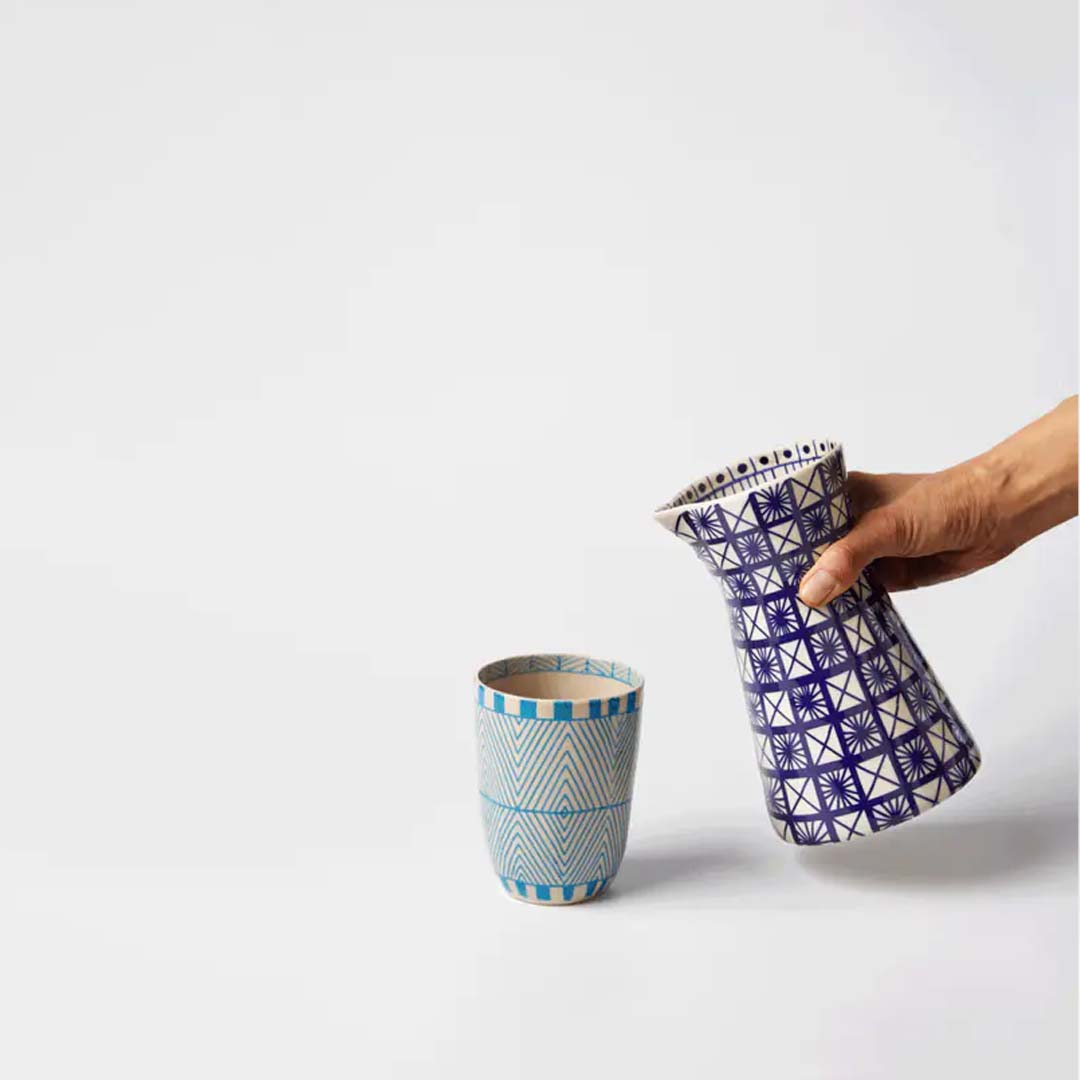 CARAVAN CARAFE INDIGO