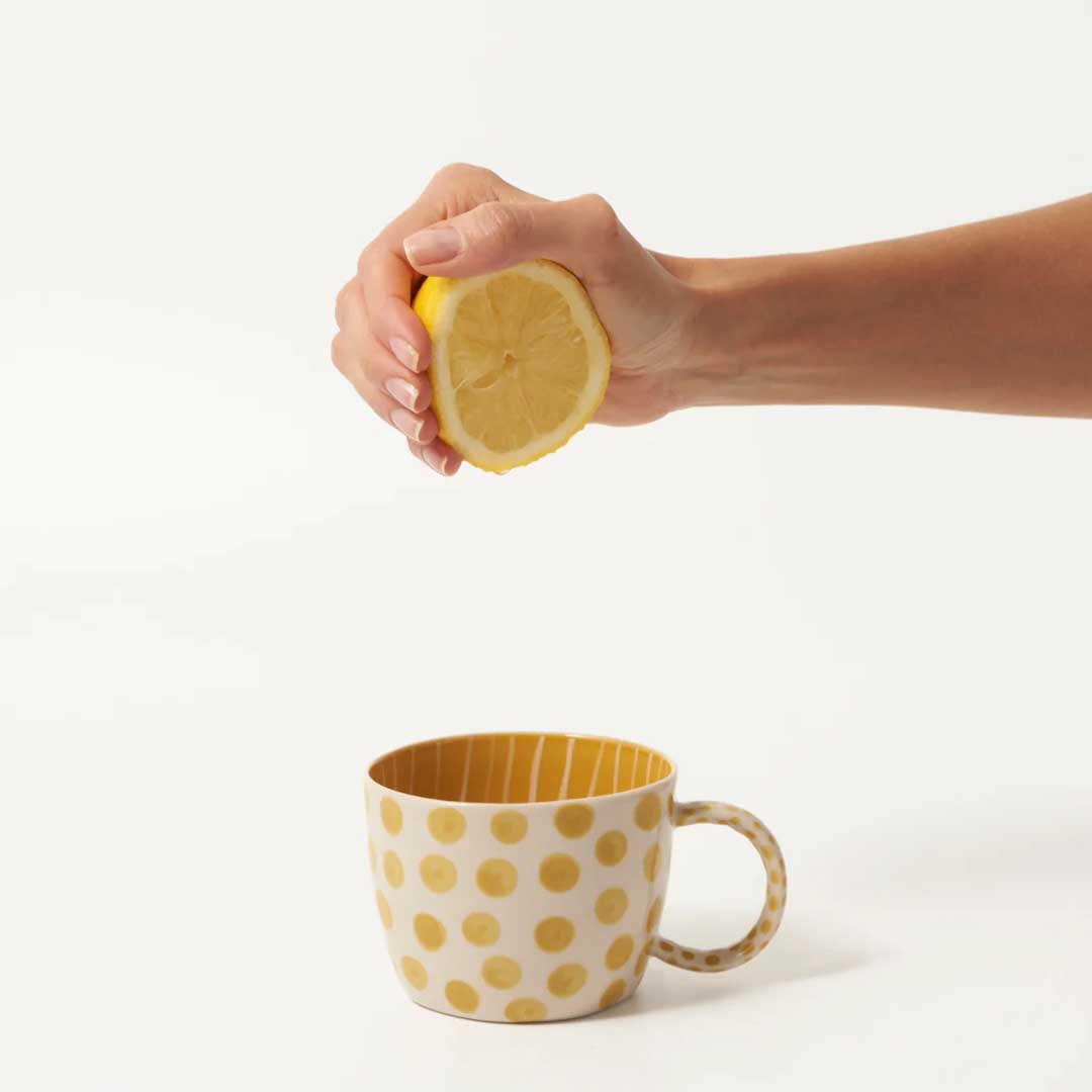 Chino Mug |  Mustard Dot