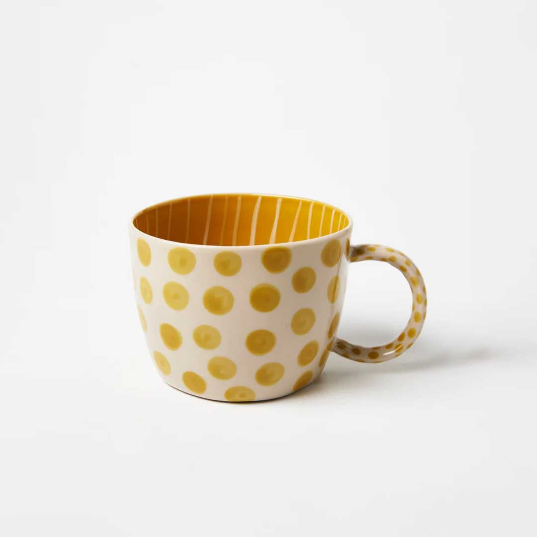 Chino Mug |  Mustard Dot