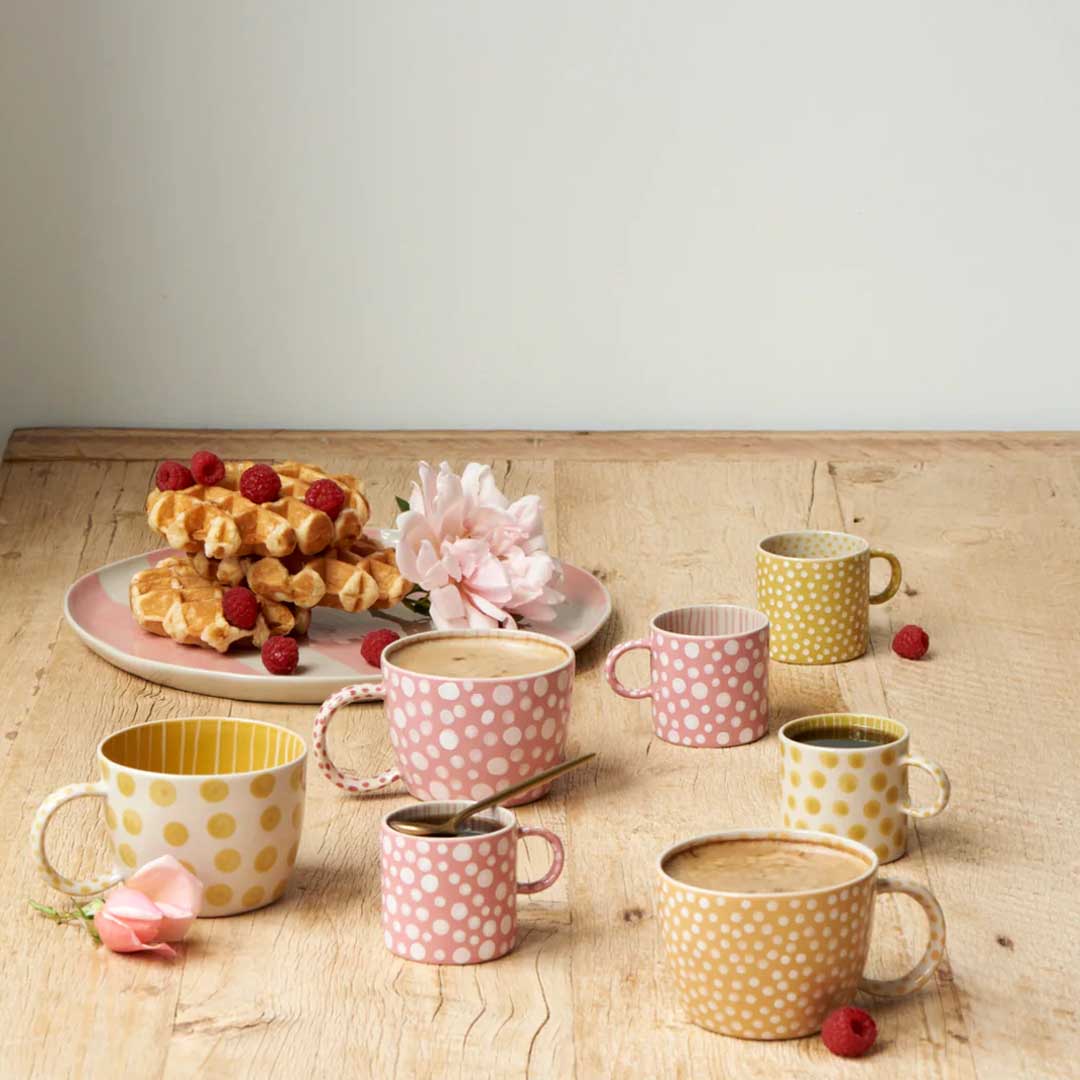 Chino Mug |  Mustard Dot