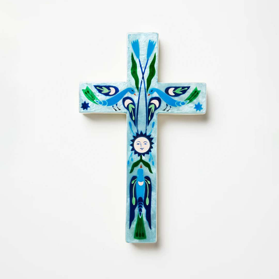 Fable Large Cross | Blue Sun