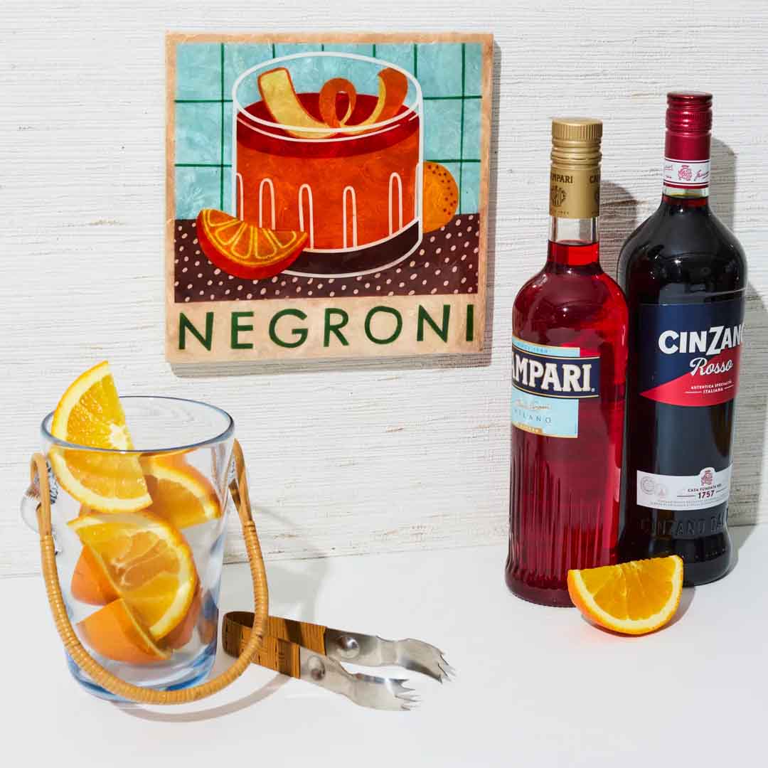 Happy Hour Tile | Negroni