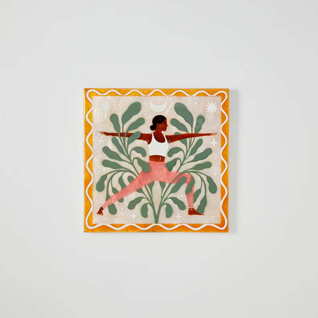 WARRIOR 2 WALL ART | ORANGE