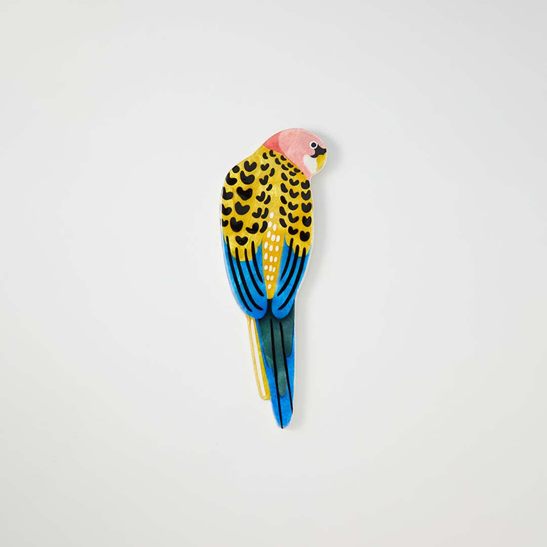 Aerial Yellow Rosella Wall Art