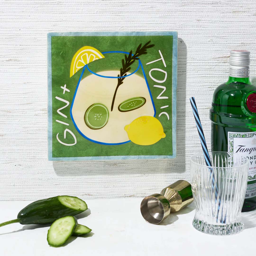 Happy Hour Tile | Gin