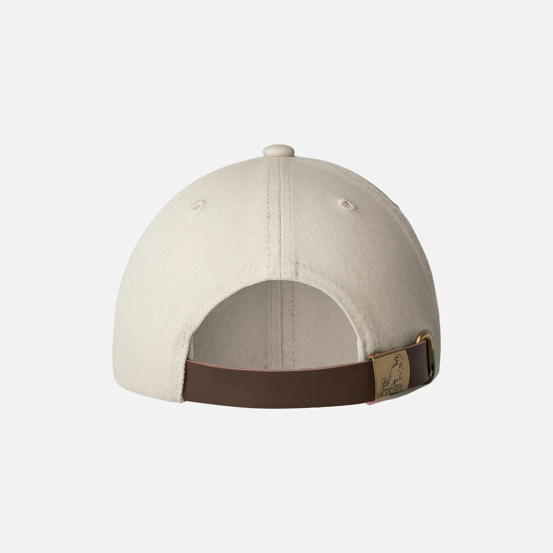 Kangol Washed Baseball cap in Khaki — back view