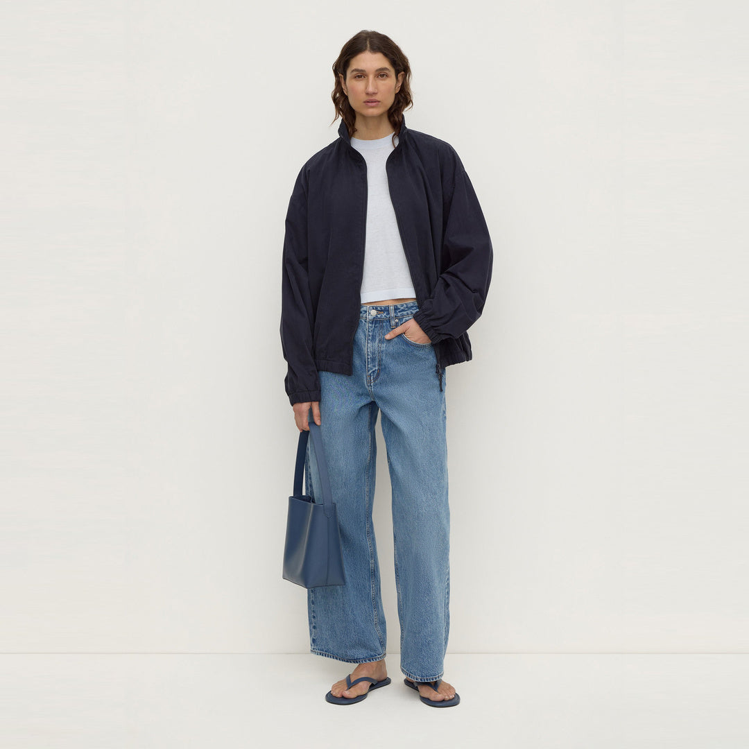 Assembly Label Kensy Cotton Cashmere Tee in Powder Blue
