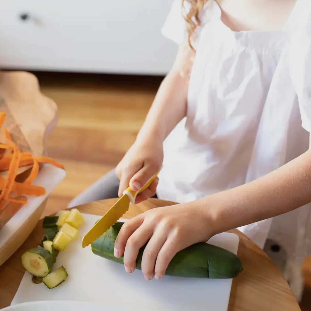 Kiddikutter Child Safe Knife | Mustard