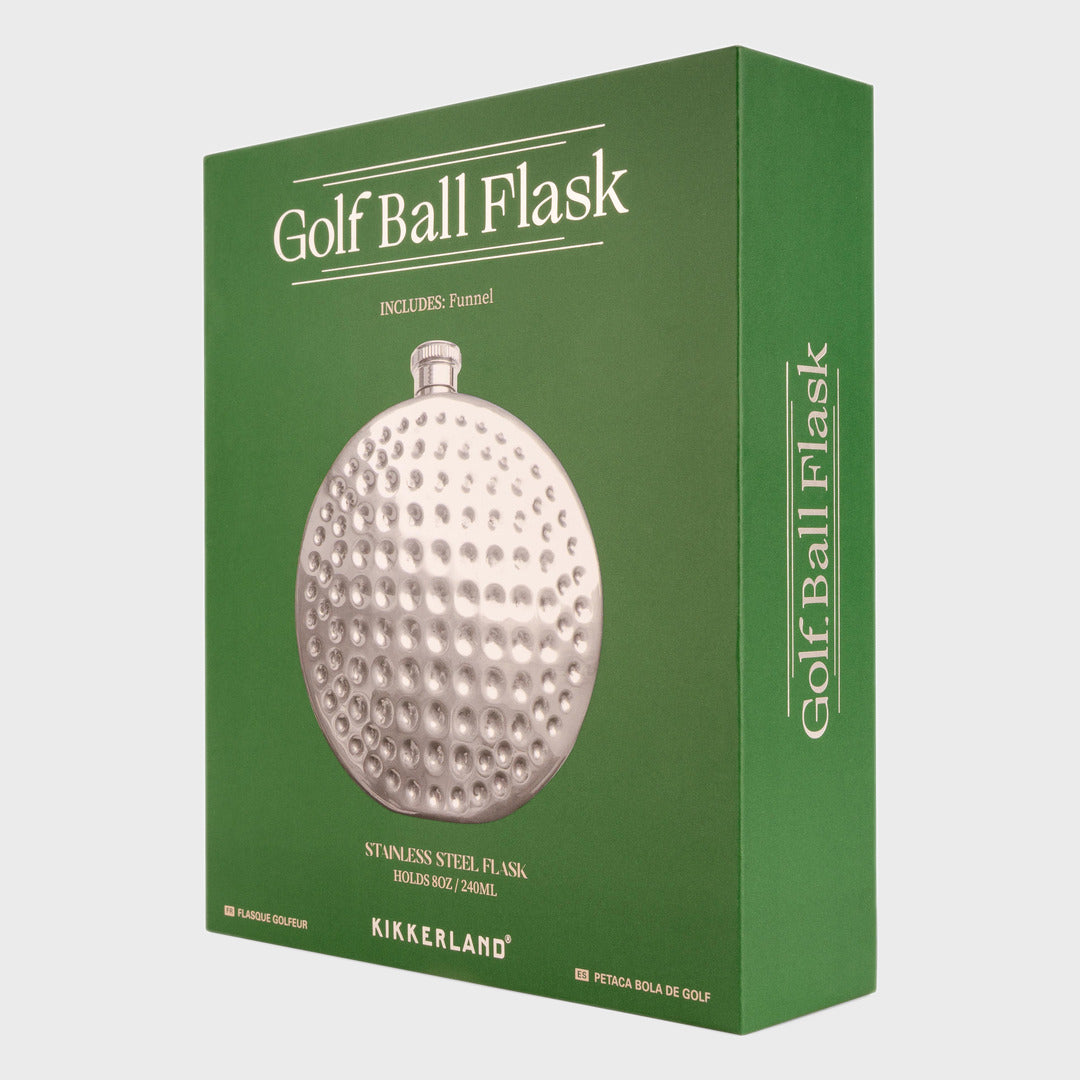 Golf Ball Flask | Silver