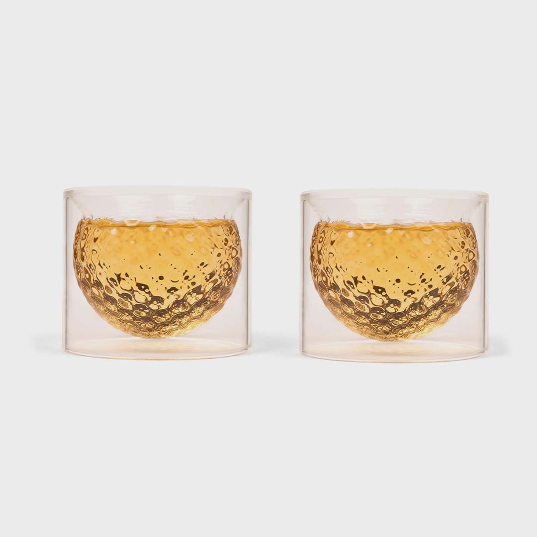 GOLF BALL GLASSES | SET of 2