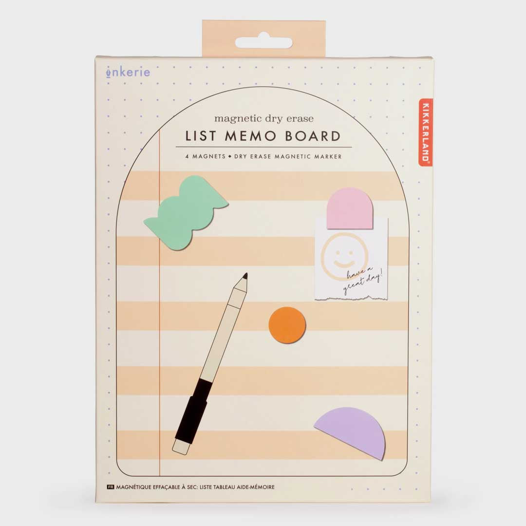 Magnetic Dry Erase Memo Board | List