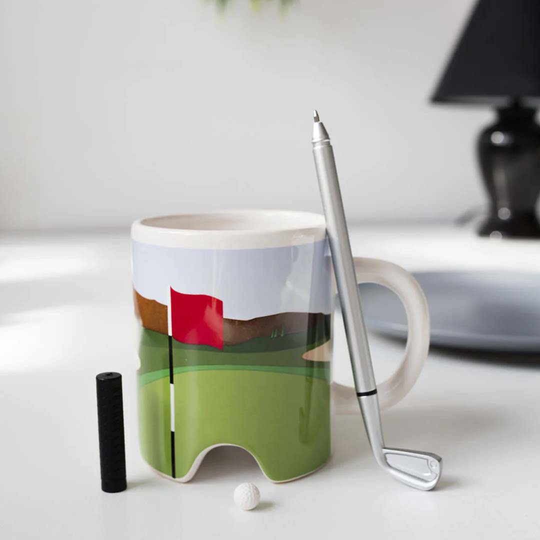 PUTTER CUP GOLF MUG (with PEN)