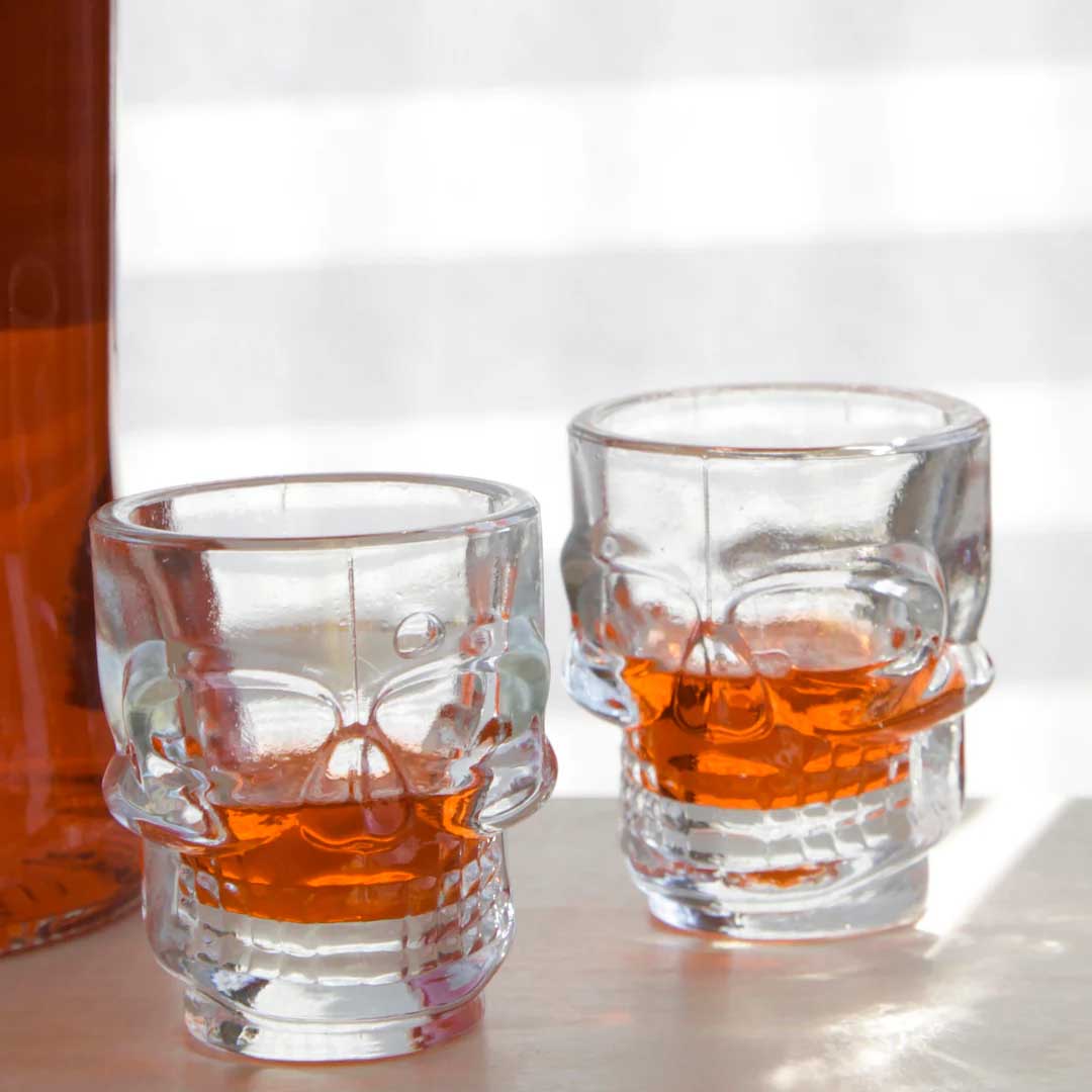 Skull Shot Glasses | 4 Glass Set