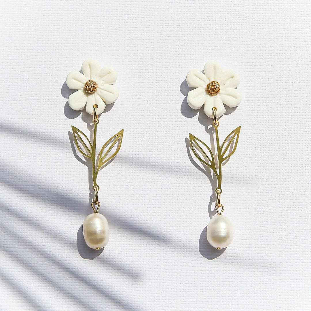 Flower Drops | White