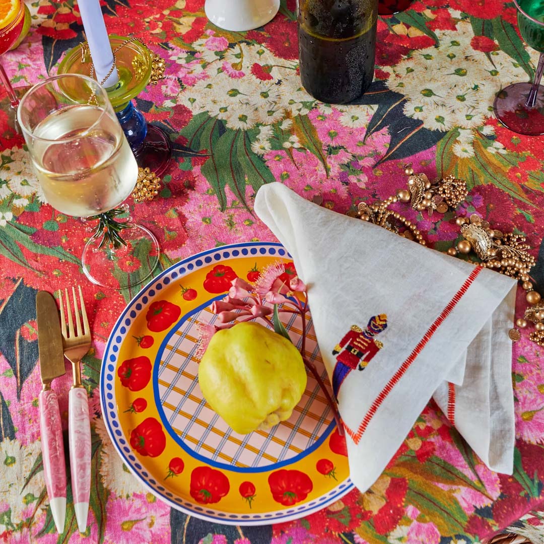 LINEN TABLECLOTH | BUSH CHRISTMAS