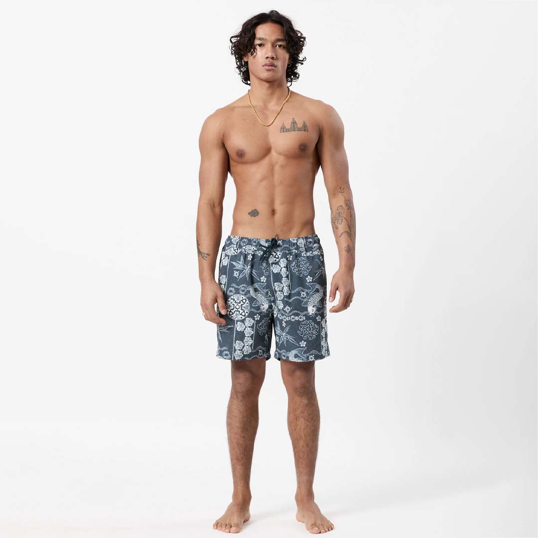 KOI SWIM SHORT | INDIGO