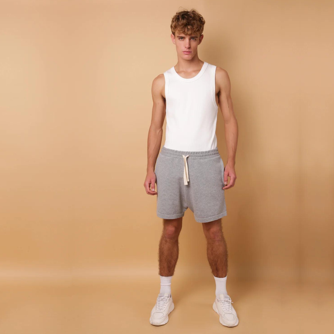 TYSON KNITTED SHORT | ASH MARLE