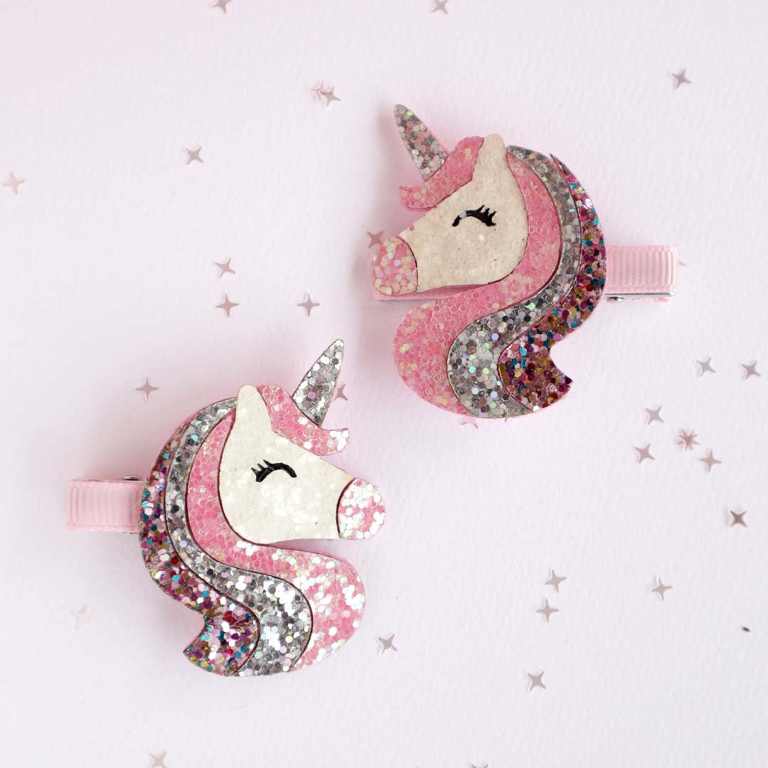 CELESTIAL UNICORN HAIR CLIPS