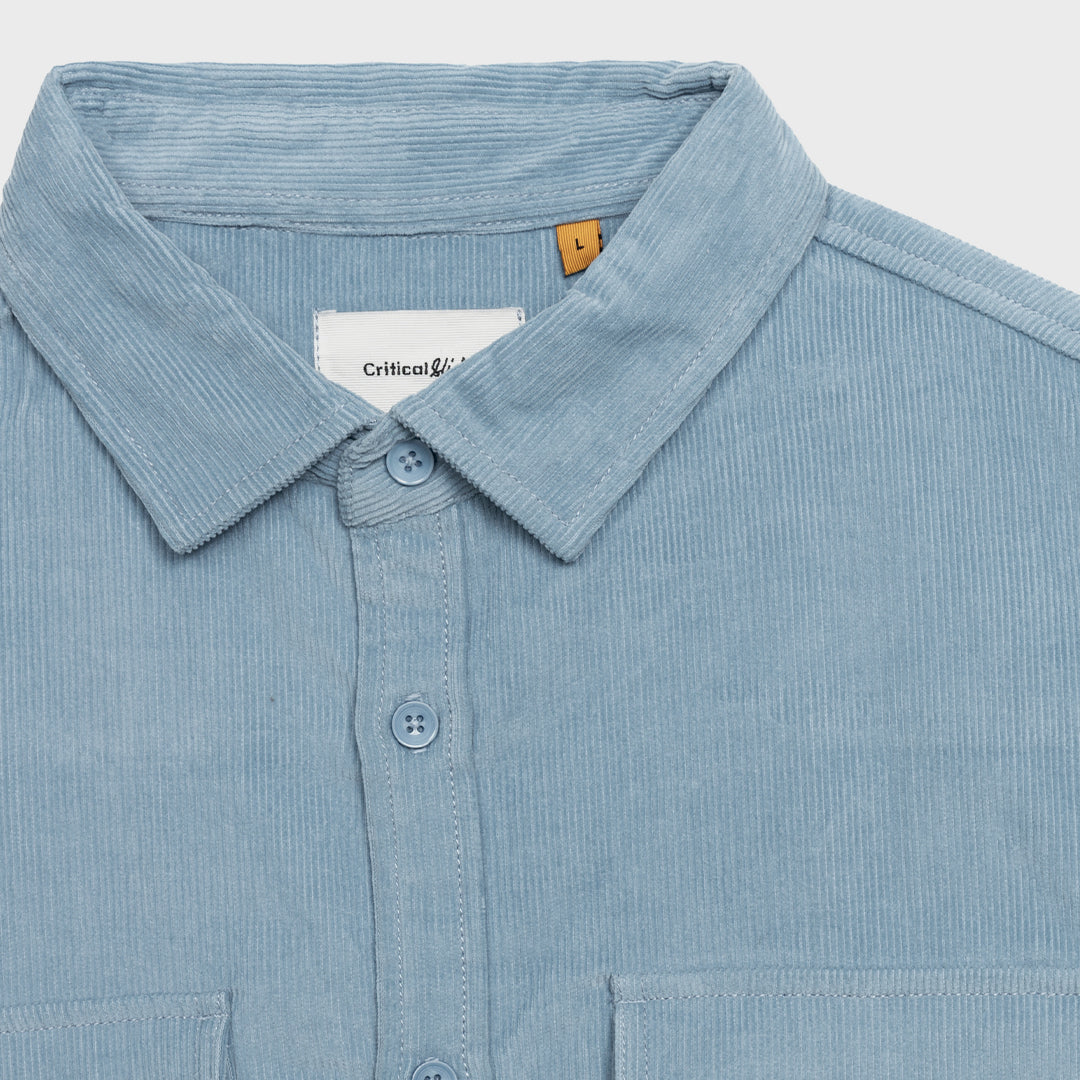 Lazy Boy Cord Shirt | Dusty Blue