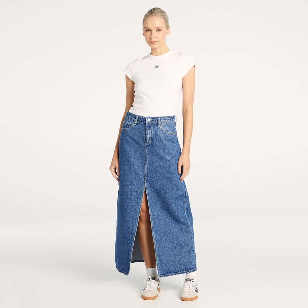 CARPENTER MAXI SKIRT | BRONX BLUE