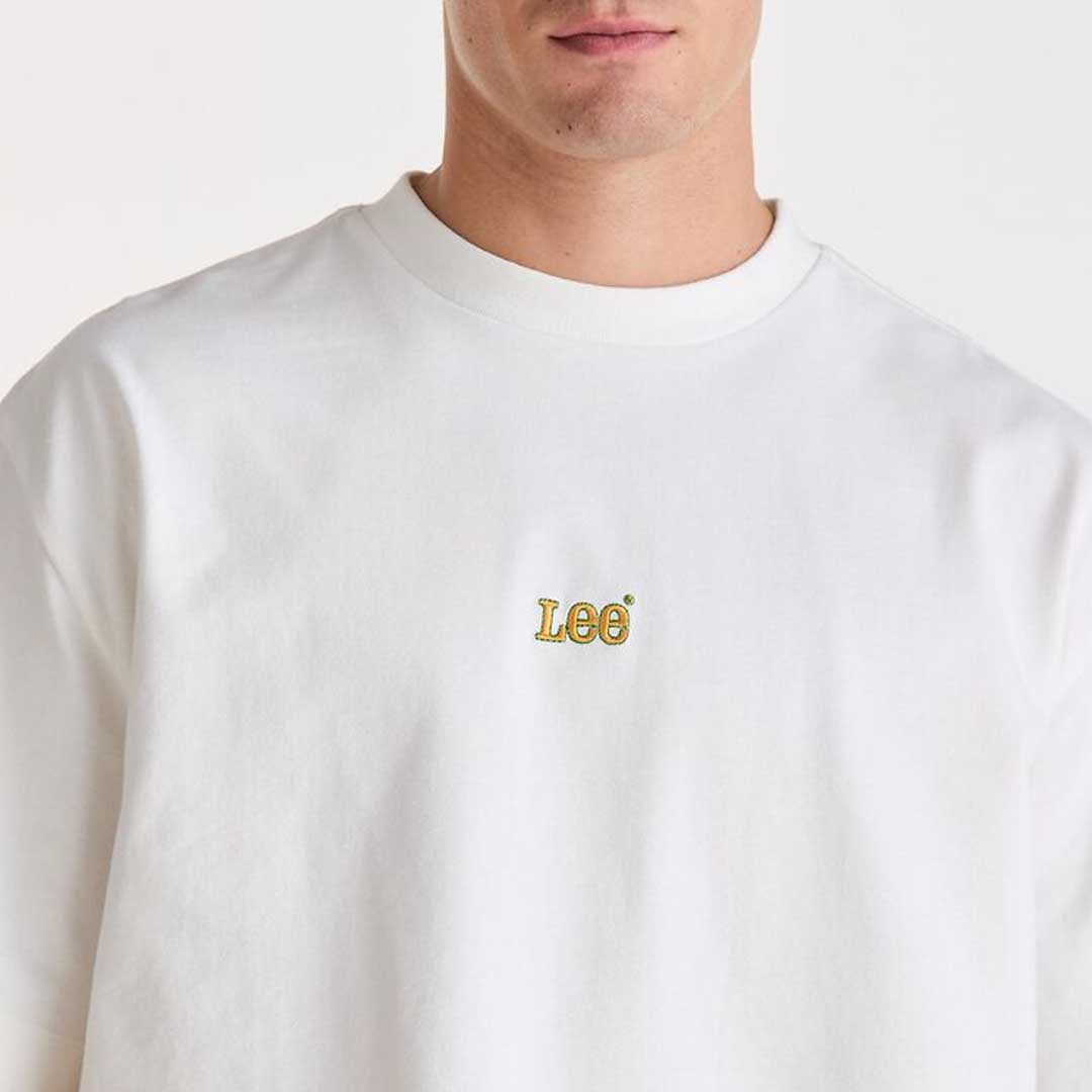 Heavy Hit Boxcut Tee | White