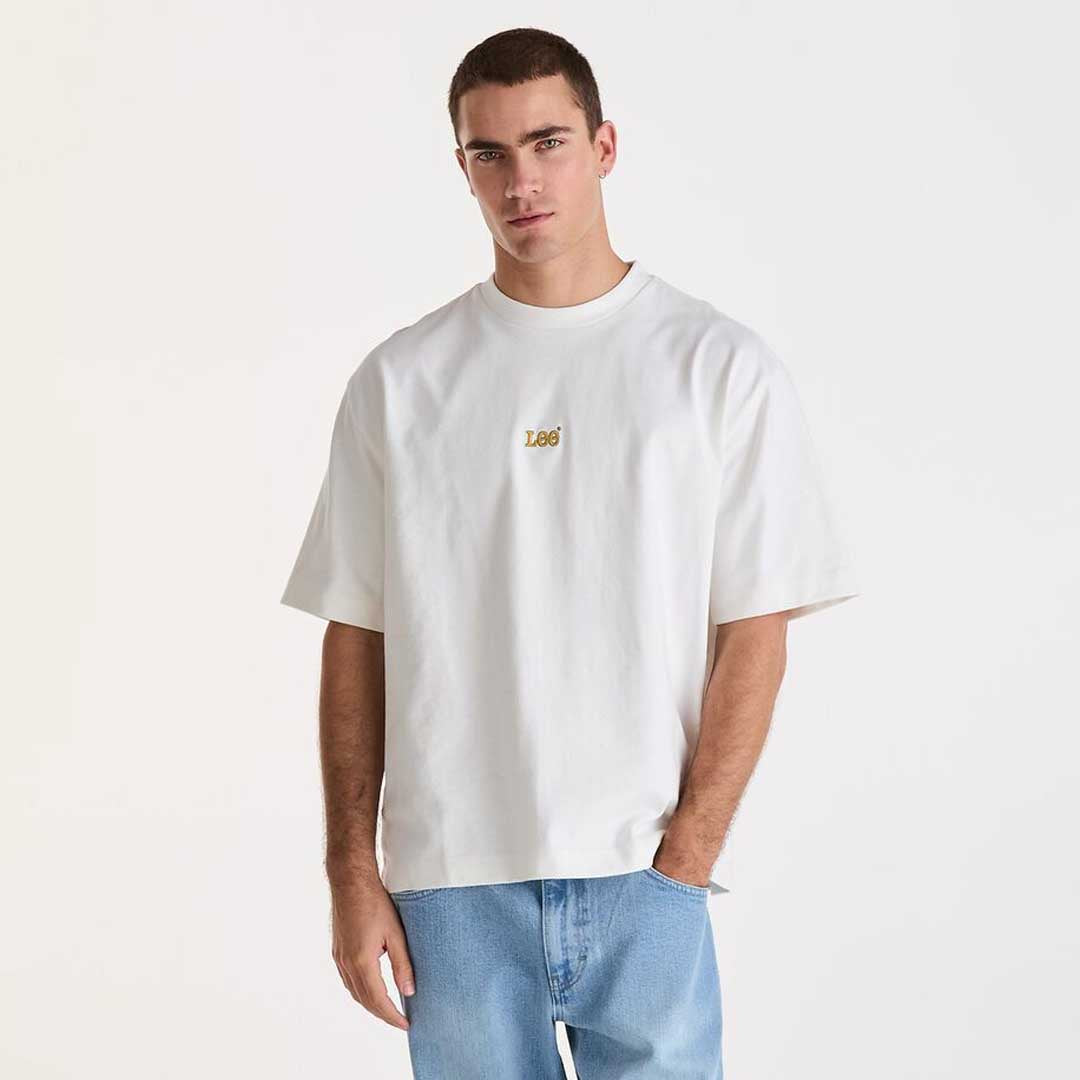 Heavy Hit Boxcut Tee | White