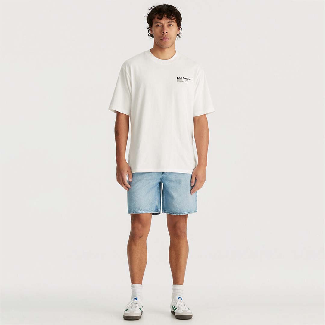 L-FOUR BAGGY SHORT | EMERGE INDIGO