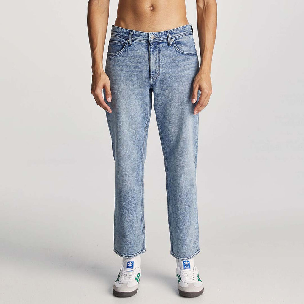 L-THREE STRAIGHT JEAN PULSE BLUE