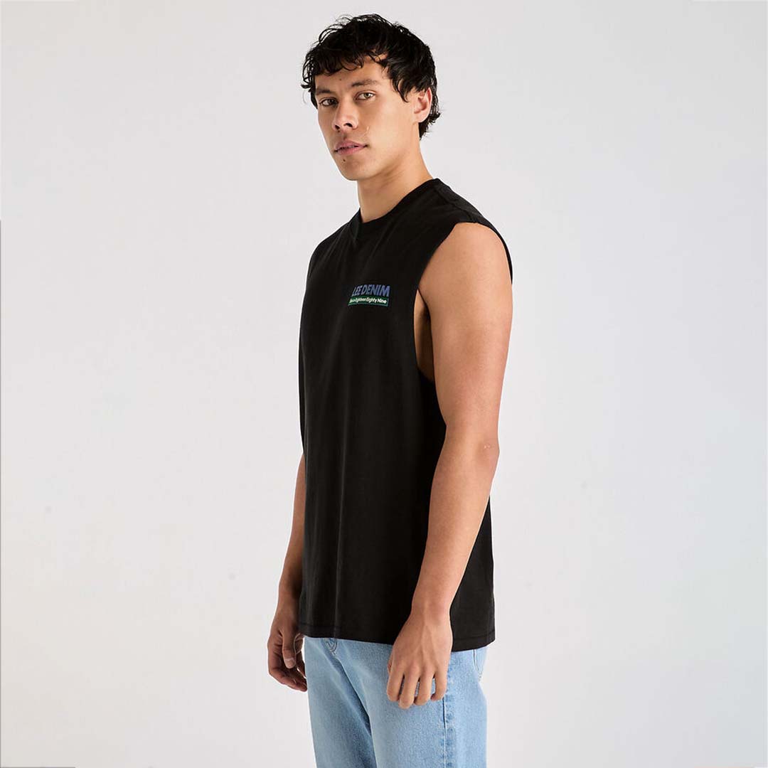 TRADE MUSCLE TEE | BLACK