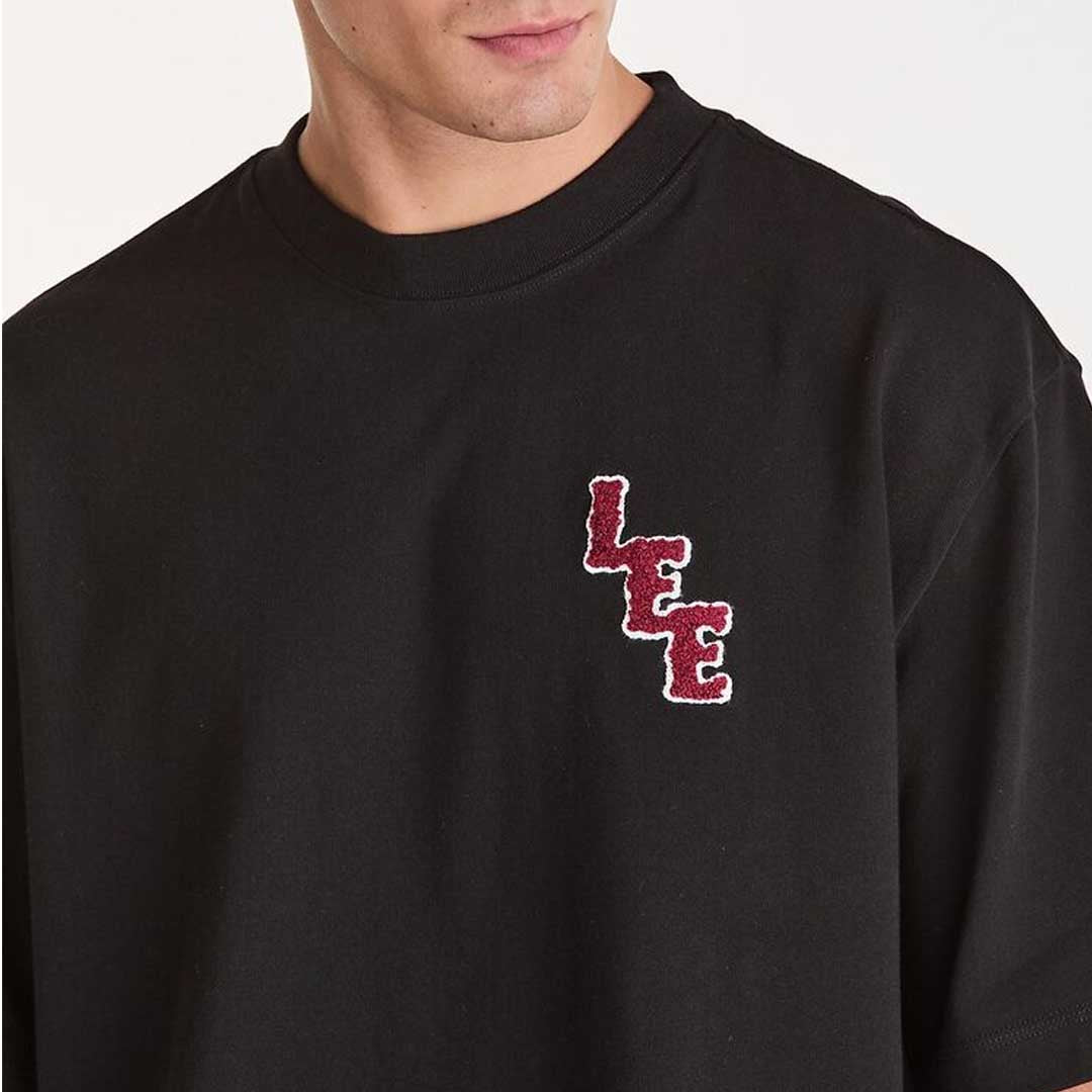 Varsity Boxcut Tee | Black