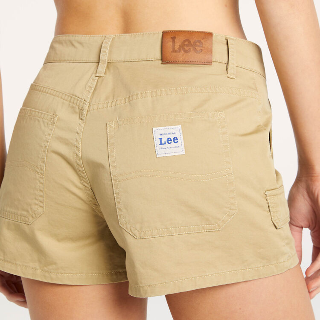 Y2K LOW RELAXED SHORT | LIGHT STONE