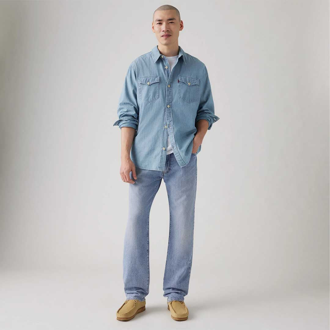 555 Relaxed Straight Lightweight Jeans | Call me Again