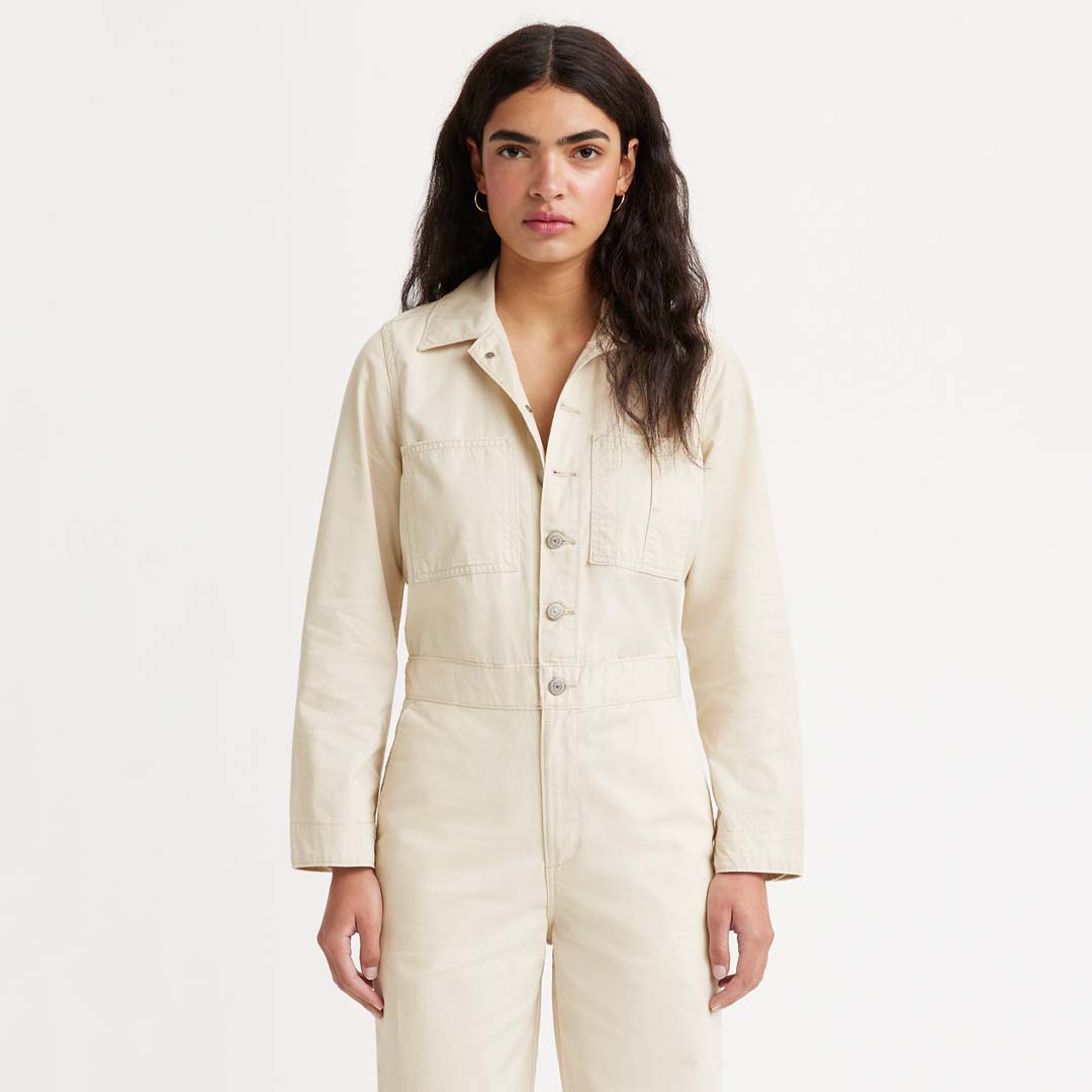 ICONIC JUMPSUIT | ALMOND MILK