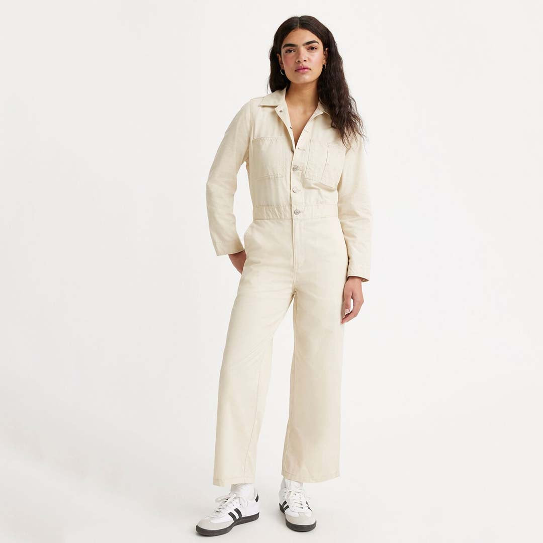 ICONIC JUMPSUIT | ALMOND MILK