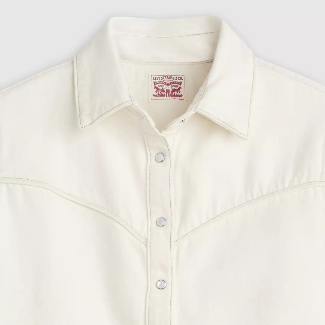 Logan Denim Shirt | Truth Slip White