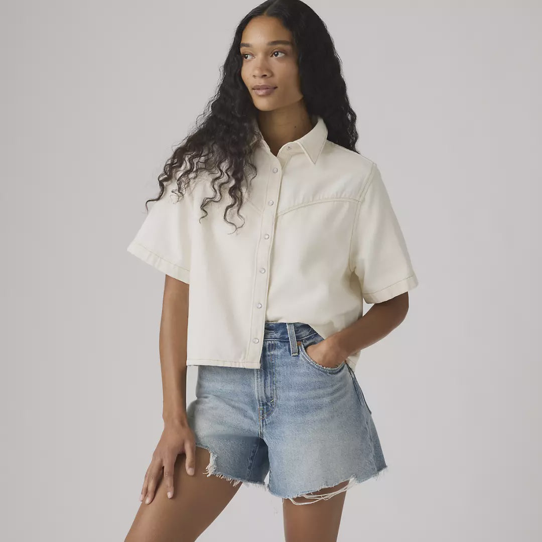 Logan Denim Shirt | Truth Slip White
