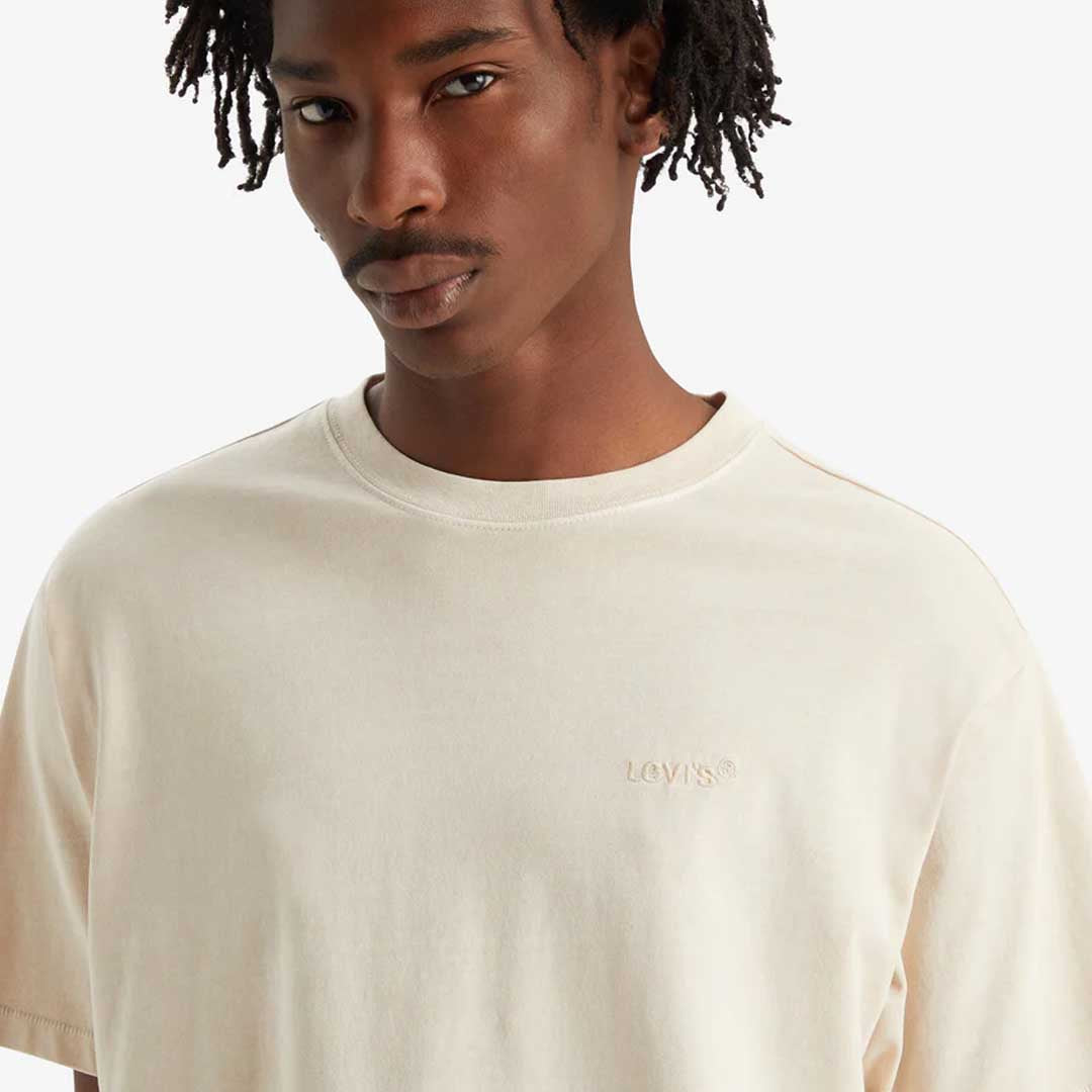 Red Tab Vintage Tee | Fog Garment Dye