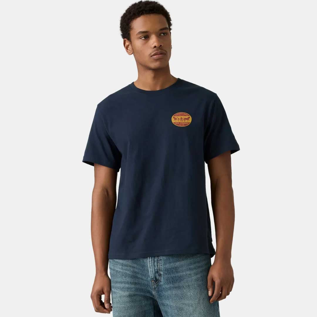 Relaxed Fit tee Two Horse Traders | Navy