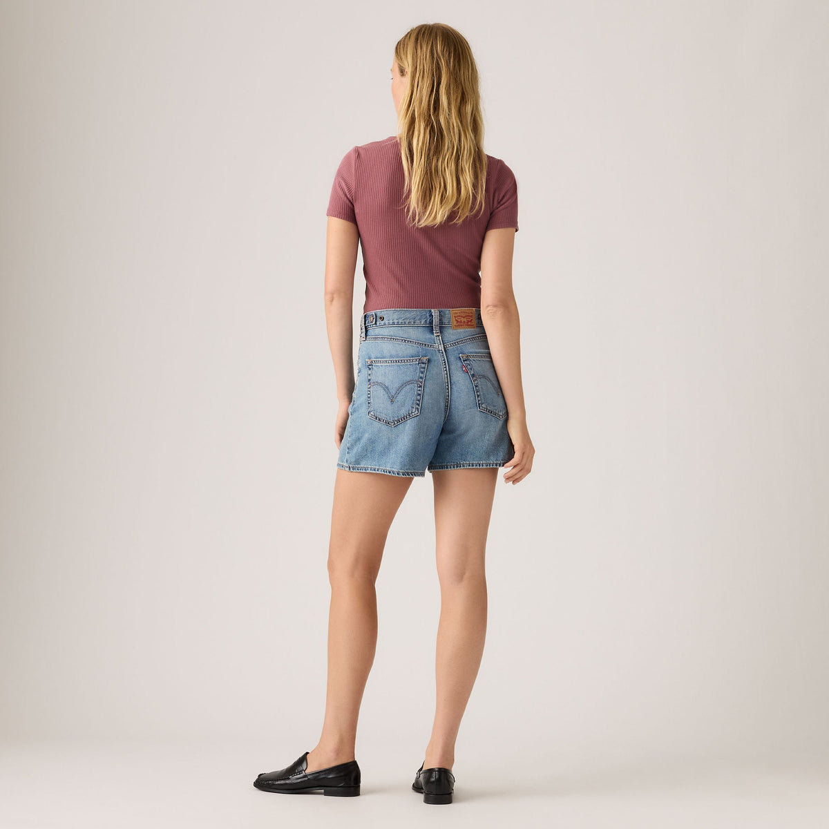 Cinch Mid-Thigh Shorts | Lift Up Short — rear fit