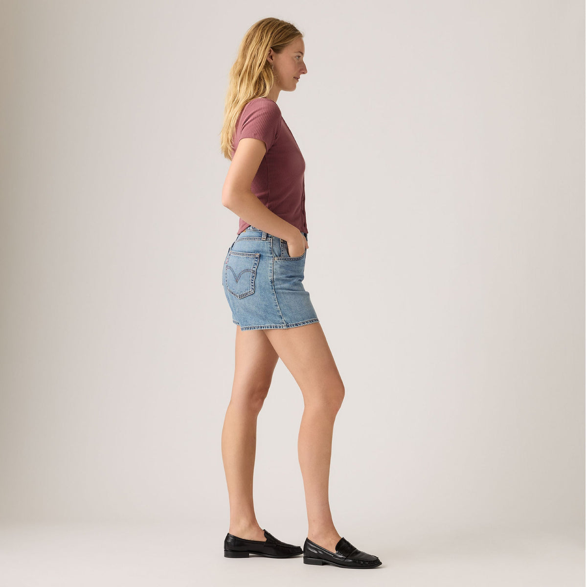 Cinch Mid-Thigh Shorts | Lift Up Short — side fit