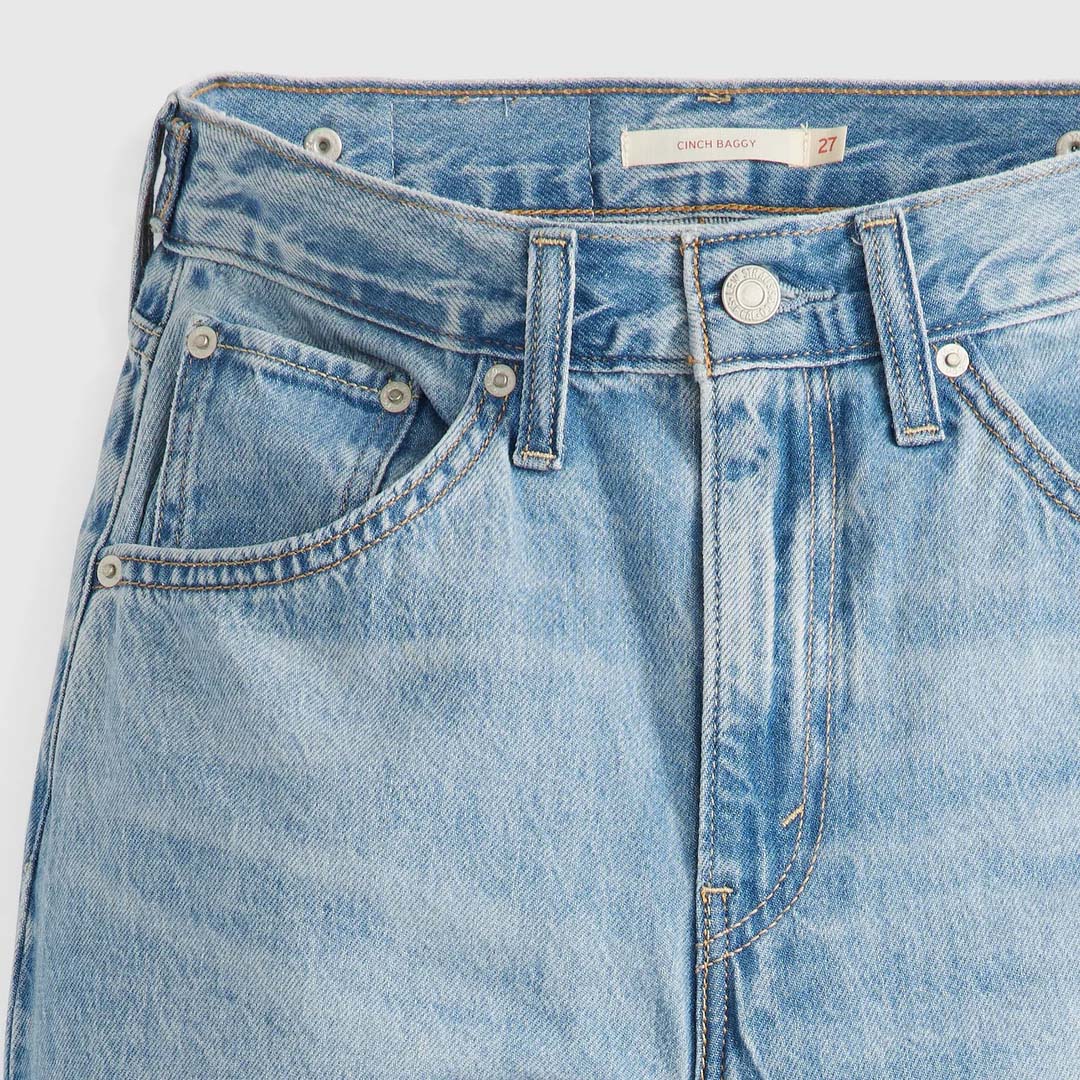 Cinch Baggy Jeans | Invested Indigo