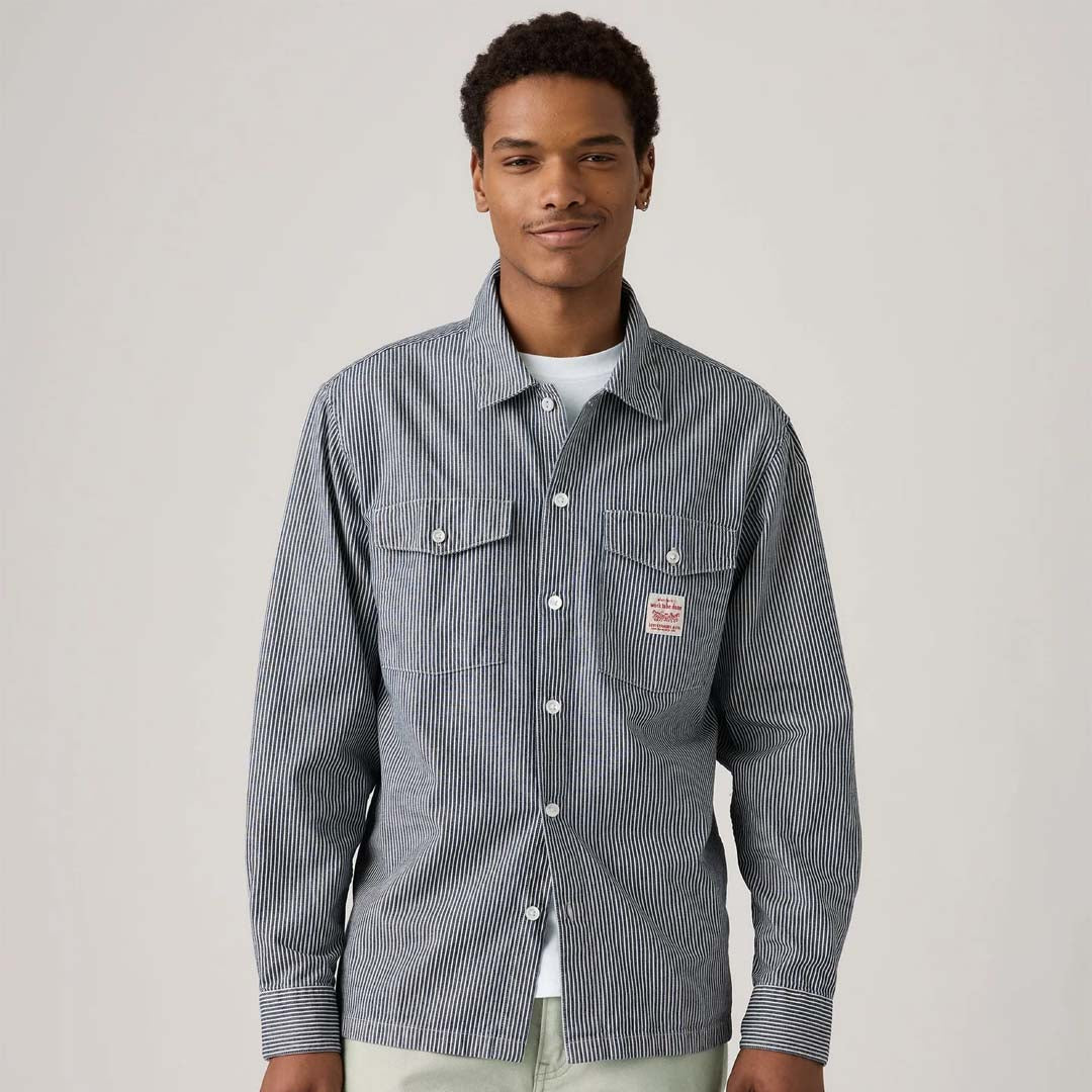 Worker Shirt | Washington Stripe