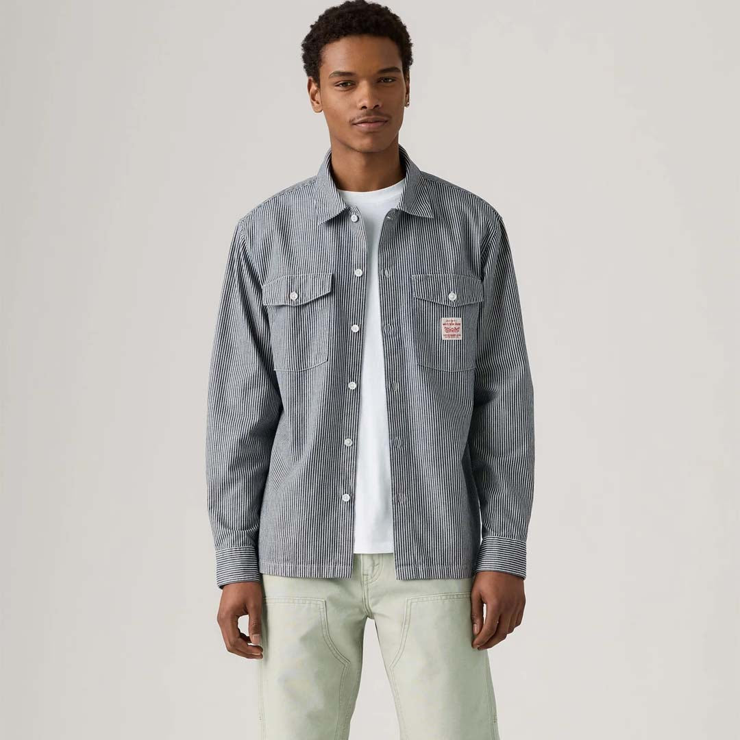 Worker Shirt | Washington Stripe