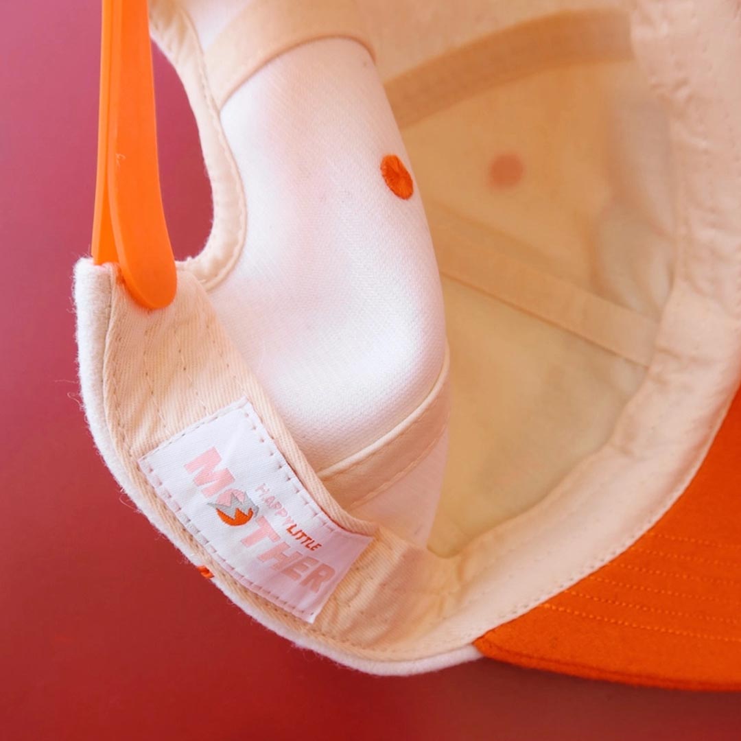 Lightning Bolt Cap | Orange