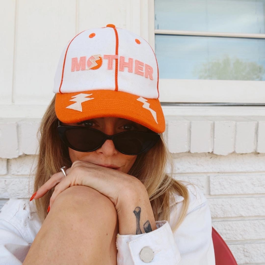 Lightning Bolt Cap | Orange