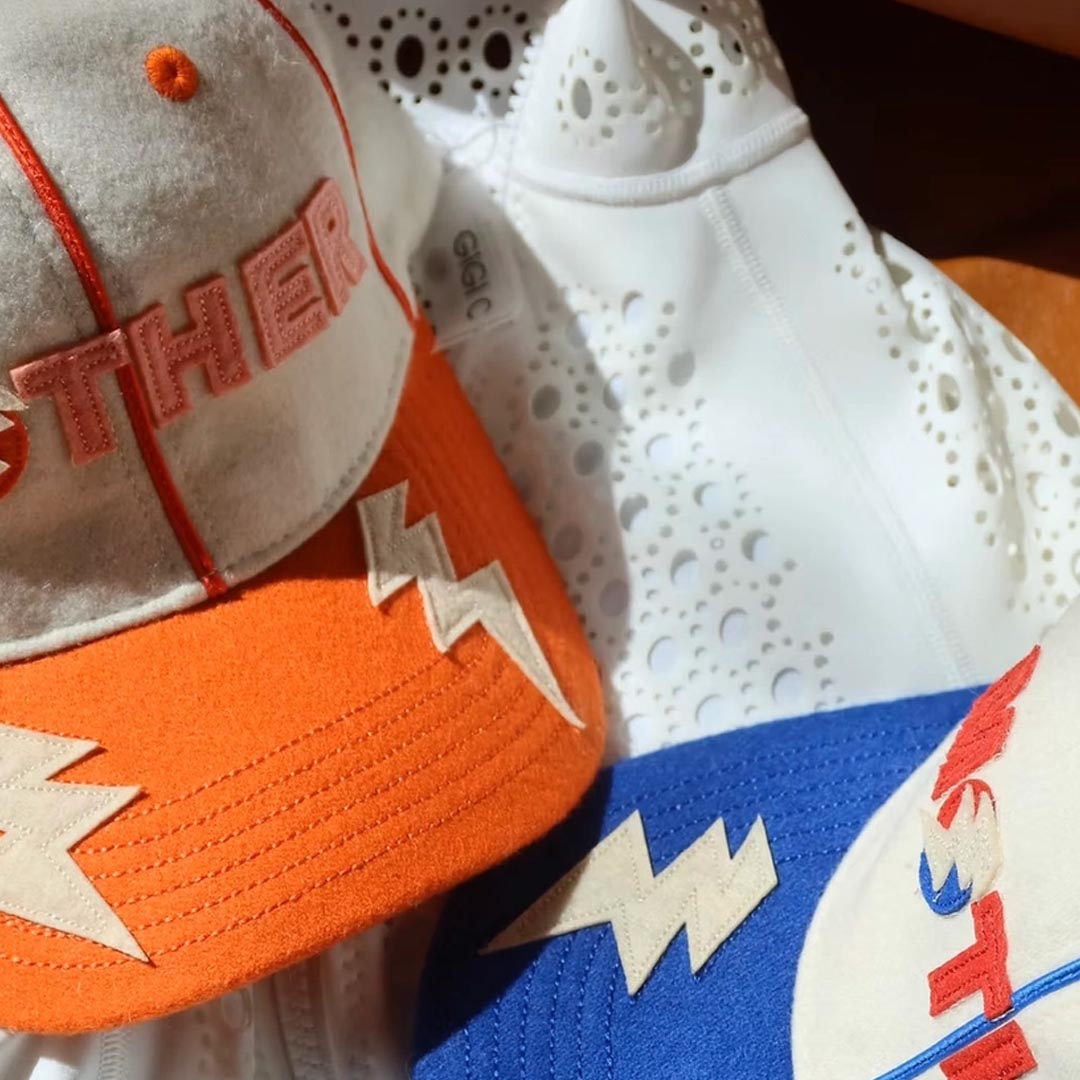 Lightning Bolt Cap | Orange