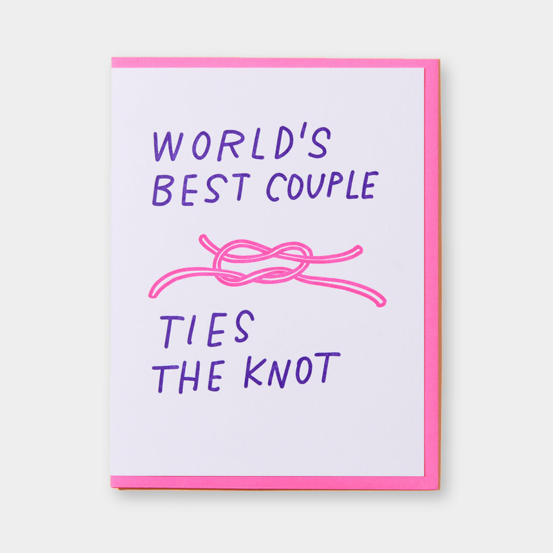 Wedding & Anniversary Card | Ties the Knot
